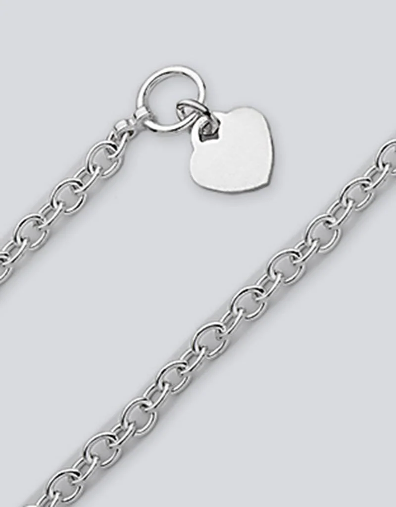 OVAL LINK 150 W HEART -  18"