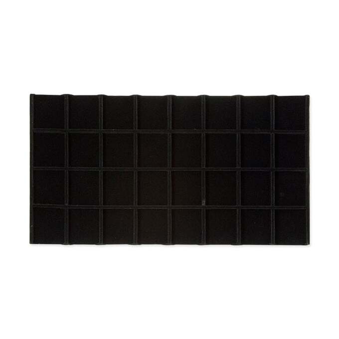Velvet Tray Inserts - Black