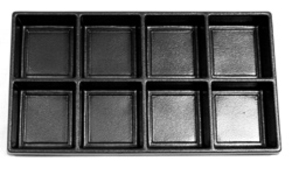 Multiple Compartment Tray Inserts - 8 compartment