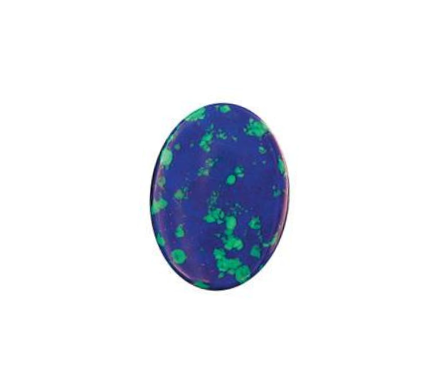 Natural Azurite Malachite Oval Cabochon - 6x8