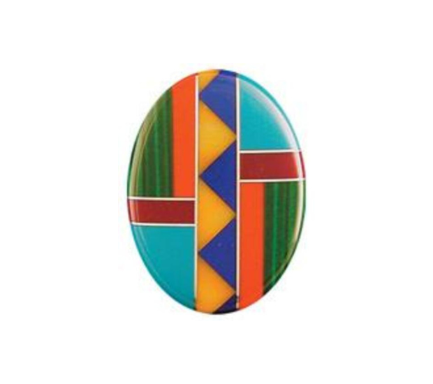 Fancy Inlay - 38mm Round