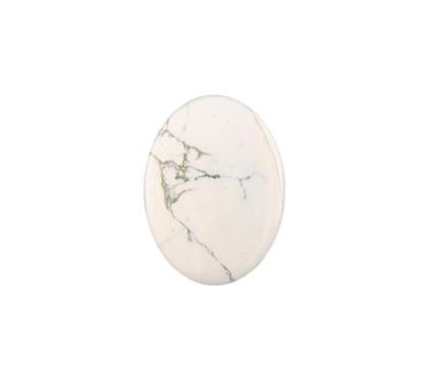 Howlite -  6x8 Oval