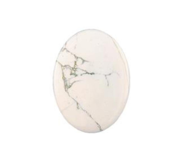 Howlite -  30x40 Oval