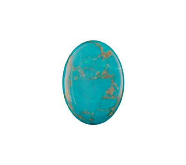Howlite  Turquoise - 4x6 Oval