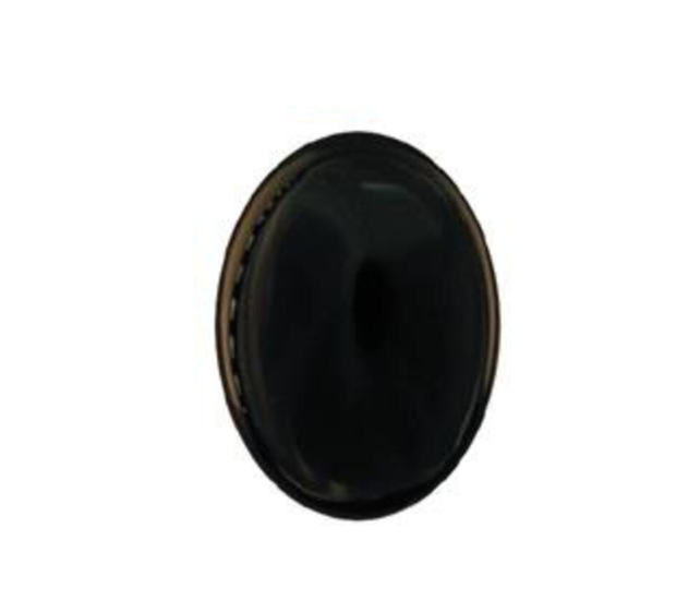 Onyx Black -  18x25 Oval