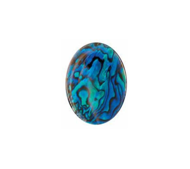 Paua Shell Blue - 7x9 Oval