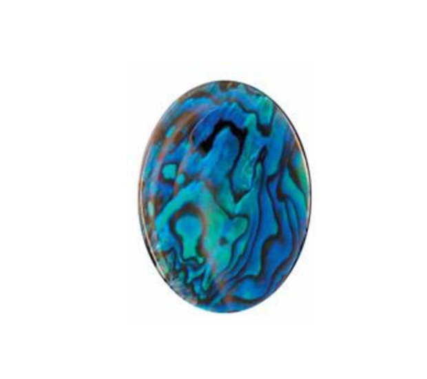 Paua Shell Blue - 13x18 Oval