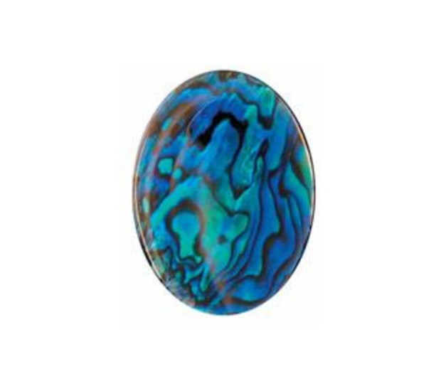 Paua Shell Blue - 30x40 Oval