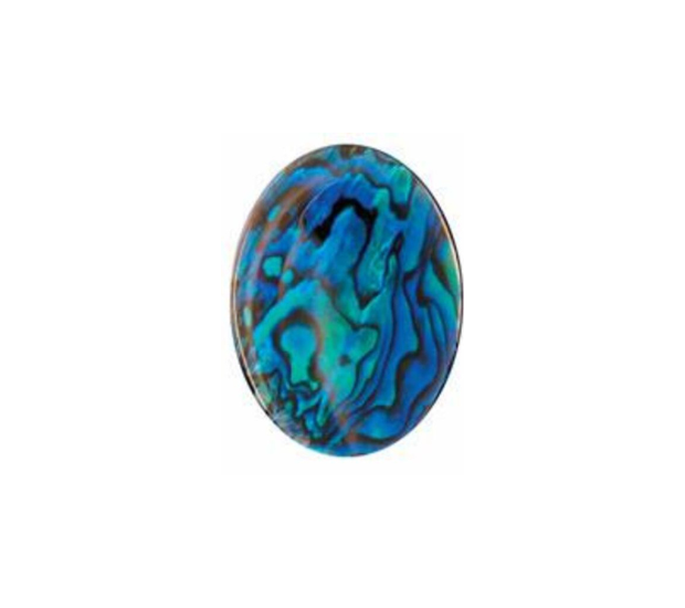 Paua Shell Blue - 7mm Round