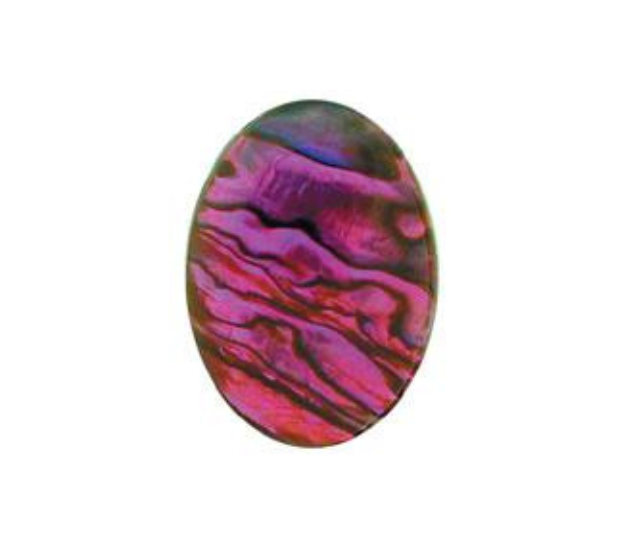 Purple Paua Shell Long Oval High Quality Cabochon Calibrated  -  8x22
