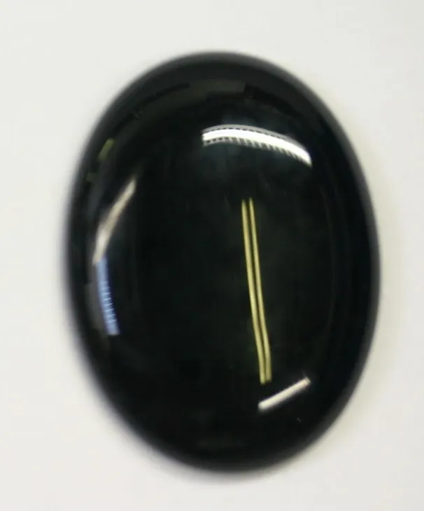 Black Onyx Oval flat back Cabochon 30x40  Jewelry Gemstones