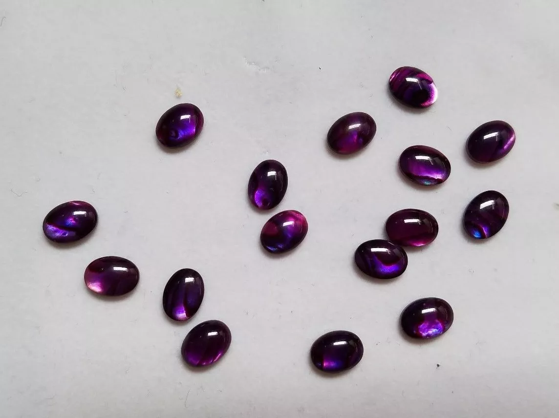 10pcs Purple Paua Shell Oval Cabochon High Quality 10x12mm Cabs