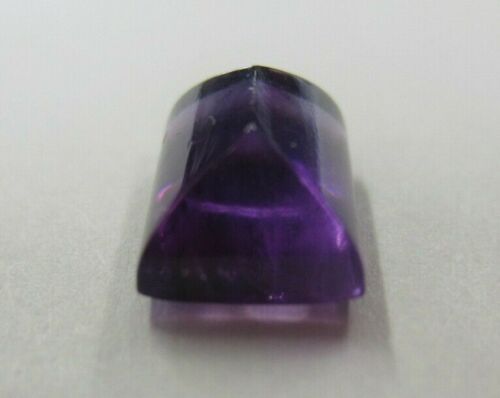 7x9mm 9x7mm Natural African Amethyst Rectangle Cabochon High Dome Rose Cut Top
