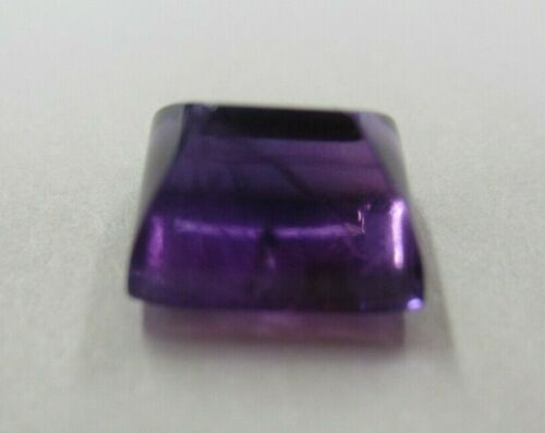 7x9mm 9x7mm Natural African Amethyst Rectangle Cabochon High Dome Rose Cut Top