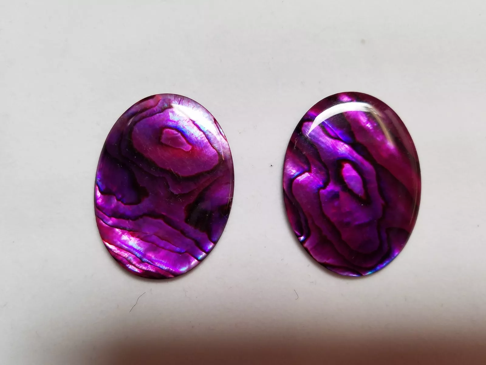 6pcs Purple Paua Shell Oval Cabochon High Quality 13x18 Cab