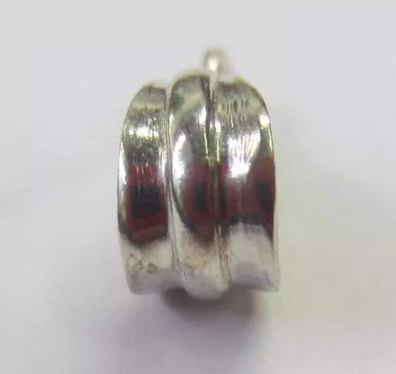 2pcs Large Sterling Silver Solid .925 Bail with Open Ring 16mm x 8.5mm Jewelry