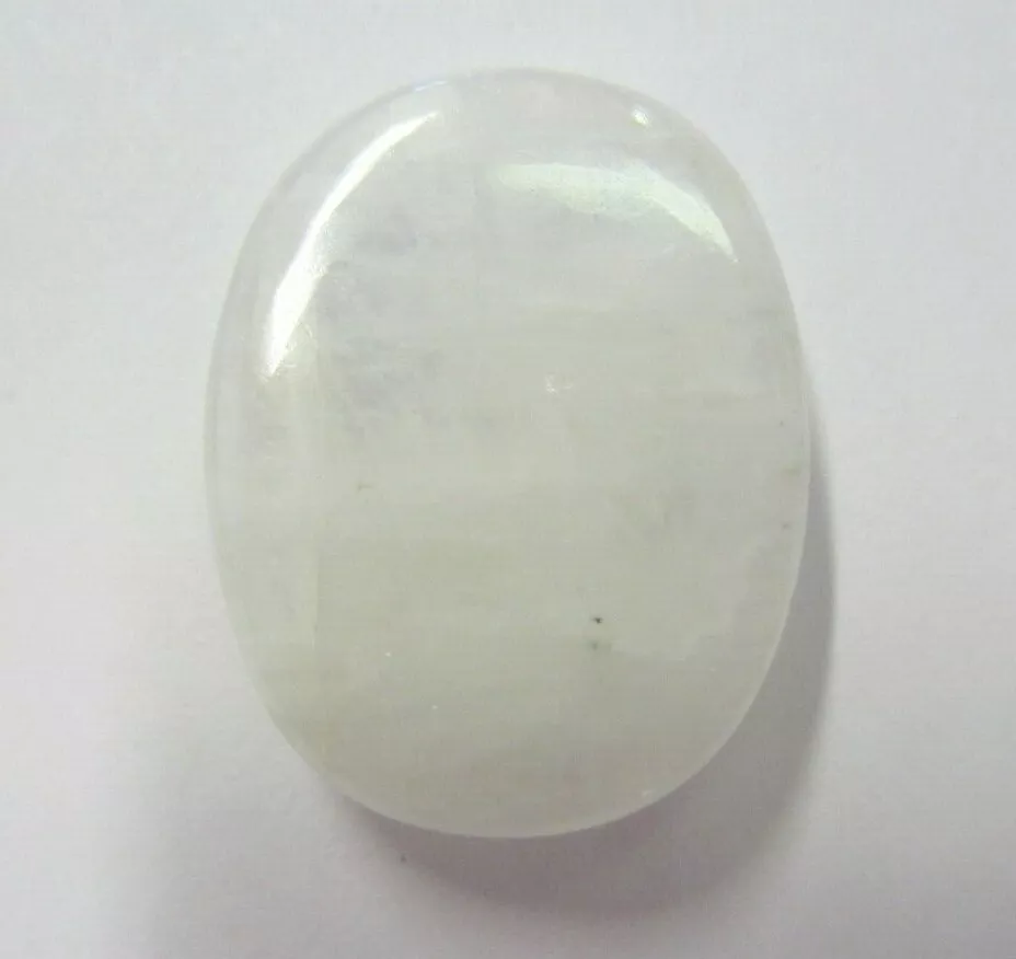 Natural Rainbow Moonstone Oval Cabochon Gemstones Cab Gems 16.47mmx21.39mm