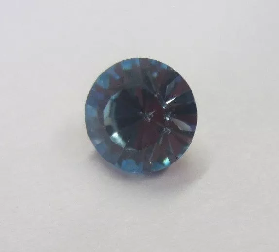 20pcs 6mm Faceted AB Blue Topaz Glass Rhinestones Foiled Pointed Back Jewelry