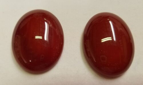 Carnelian Oval flat back Cabochon High Quality 30x40