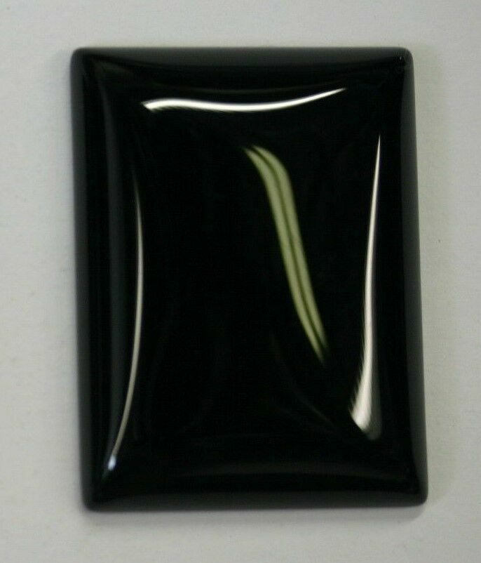 30x40mm Natural Black Onyx Calibrated Rectangle Cabochon Gemstones Cab Jewelry