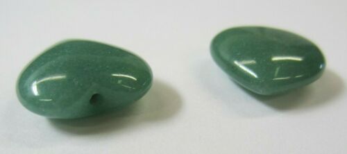 4pcs 15mm Natural Green Aventurine Puffed Heart for Pendant Gemstones Jewelry