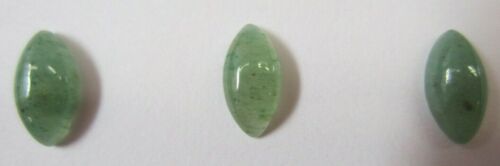 10pcs 5x10mm Natural Green Aventurine Marquise Cabochon Gemstones Cab Jewelry