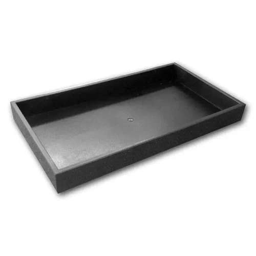 Plastic Stackable Jewelry Display Trays 2" Tall  - Black