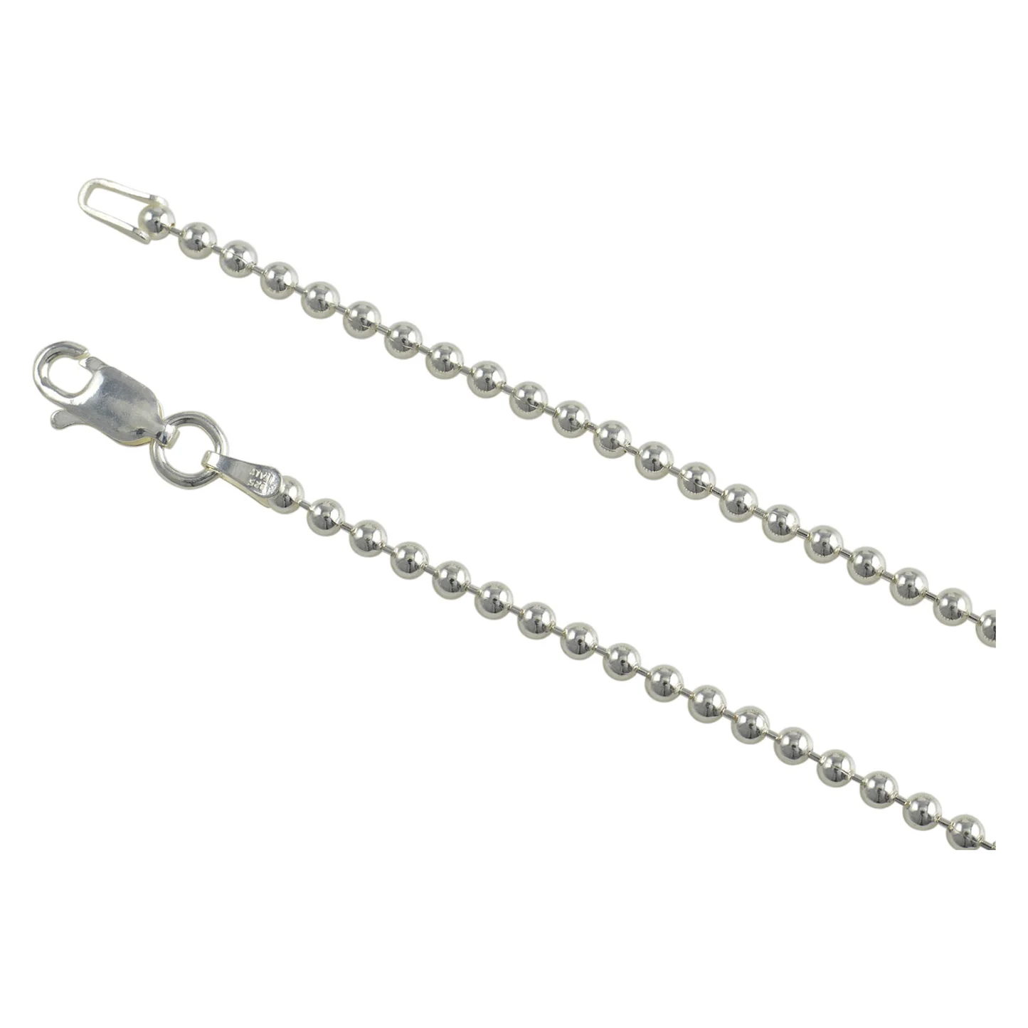 2.2 MM ROUND BEAD CHAIN -  24"