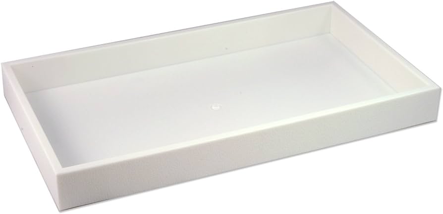 Stackable Trays 1” - White