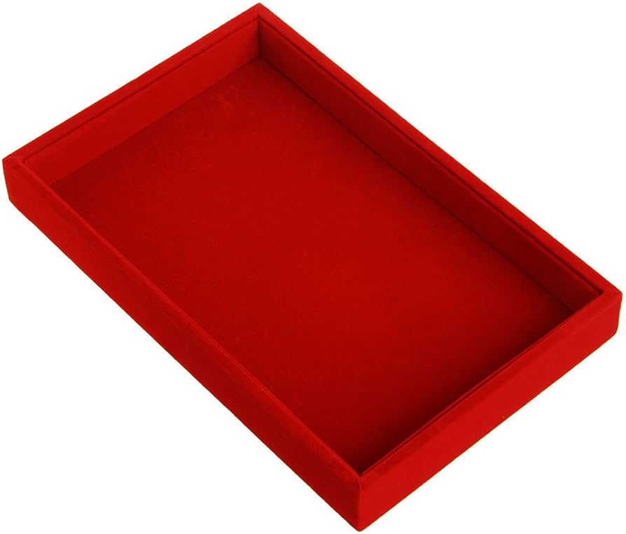 Velvet 1/2 Tray Inserts - Red