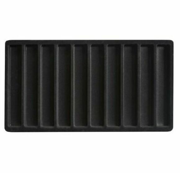 1pc Black Flocked Compartment Display Slots Inserts for Jewelry Cases and Trays