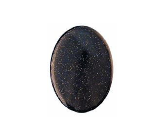 Goldstone Blue - 8x10 Oval