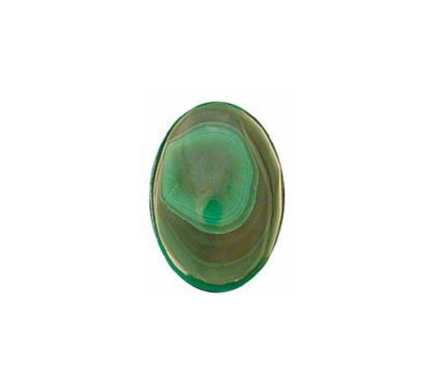 Natural Malachite Oval Shape Cabochon Flat Back Calibrated Loose Gemstone - 4x6