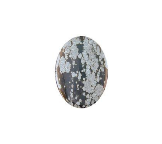 Snowflake Obsidian - 7x9 Oval