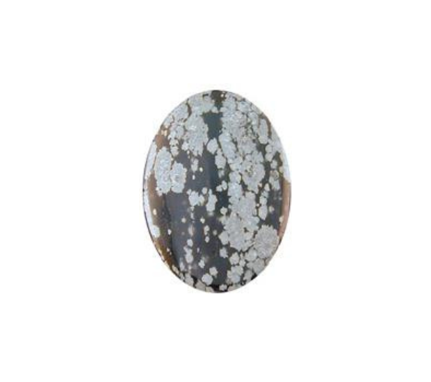 Snowflake Obsidian - 10x14 Oval
