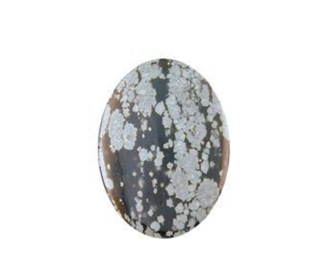 Snowflake Obsidian - 18x25 Oval