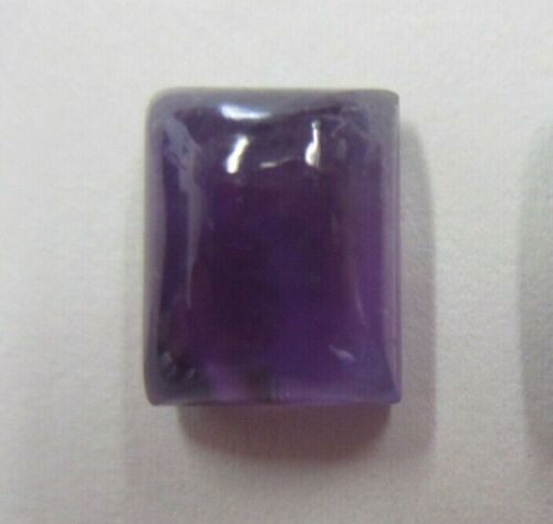 10x12mm 12x10mm Natural African Amethyst Rectangle Cabochon Gemstones High Dome