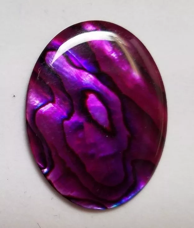 Purple Paua Shell Oval Cabochon High Quality 30x40