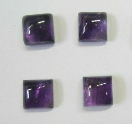 10mm Natural African Amethyst Square Cabochon Gemstones Cab Jewelry US SELLER
