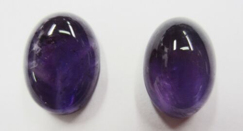 10x14mm 14x10mm Natural African Amethyst Oval Cabochon Gemstones Cab Gems