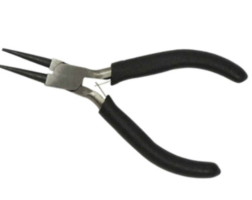 Round Nose 55 HRC Professional Jeweler’s Mini Plier, Louping