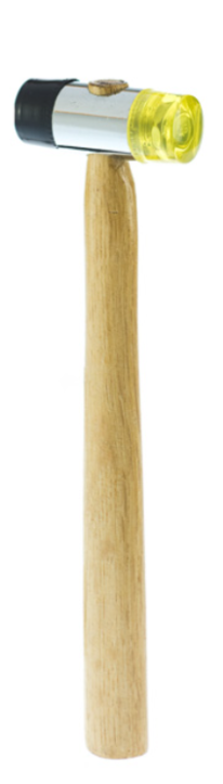 Jeweler Hammer in Plastic Rubber With 2 1/2 Head Metal Smithing HAM02